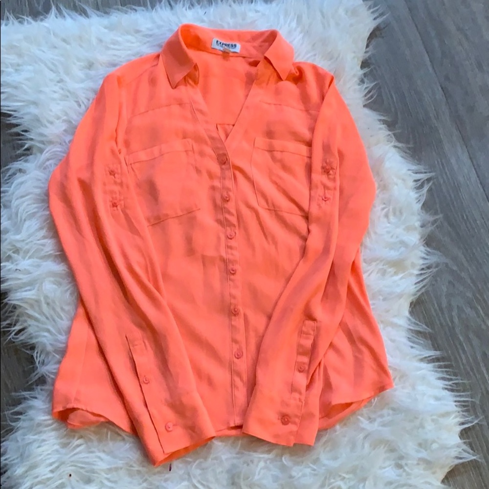 Express Slim Fit Portofino Shirt